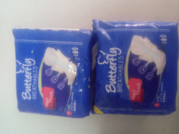Butterfly Breathables Maxi Thick 8 Extra Large Sanitary Napkins