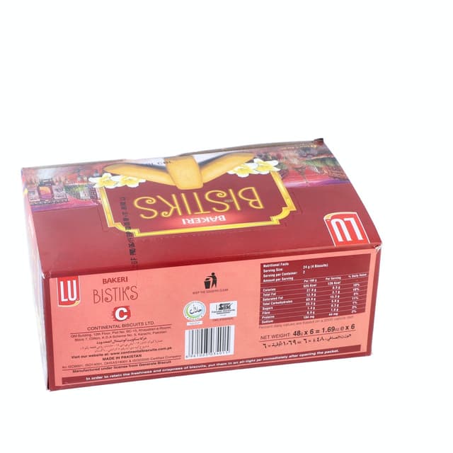 LU Bakeri Bistiks 6 Snack Packs